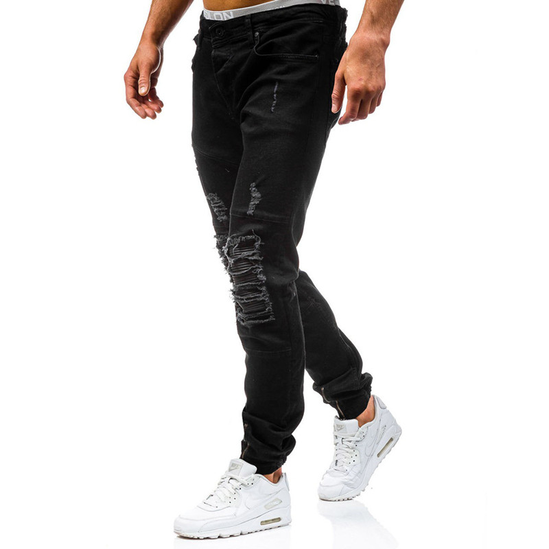 Men's Ripped Jeans - Back View