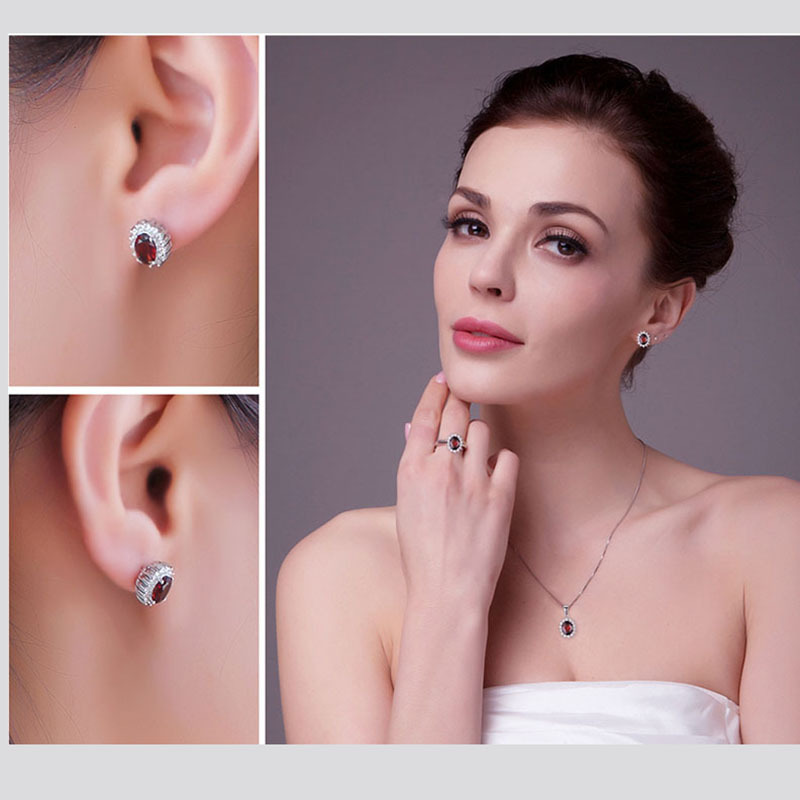 Colored Gems Earrings 2