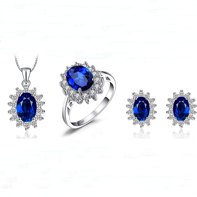 Colored Gems Earrings 1