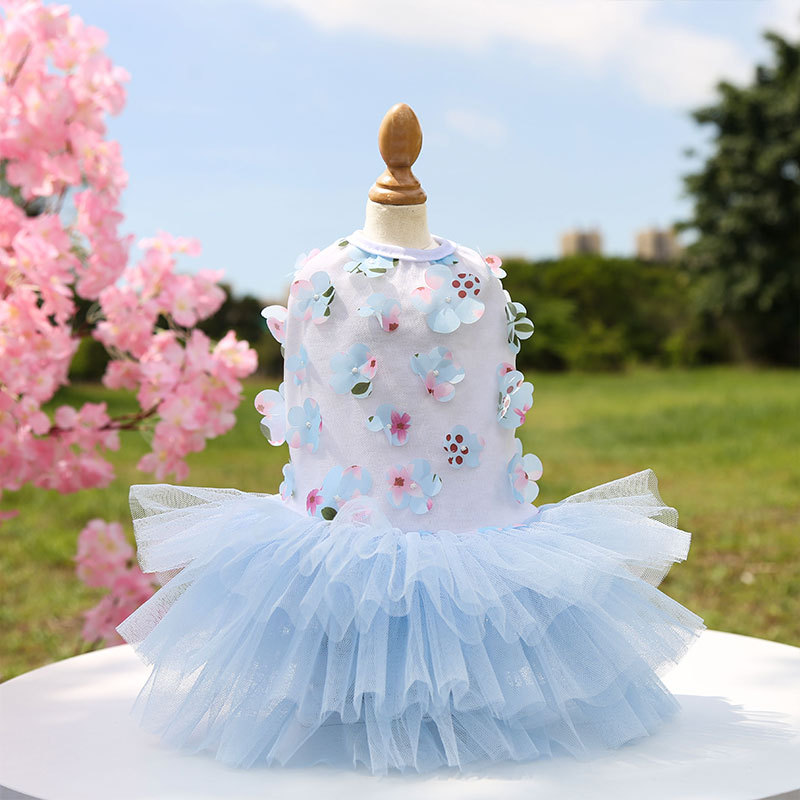 Peach Blossom Skirt White
