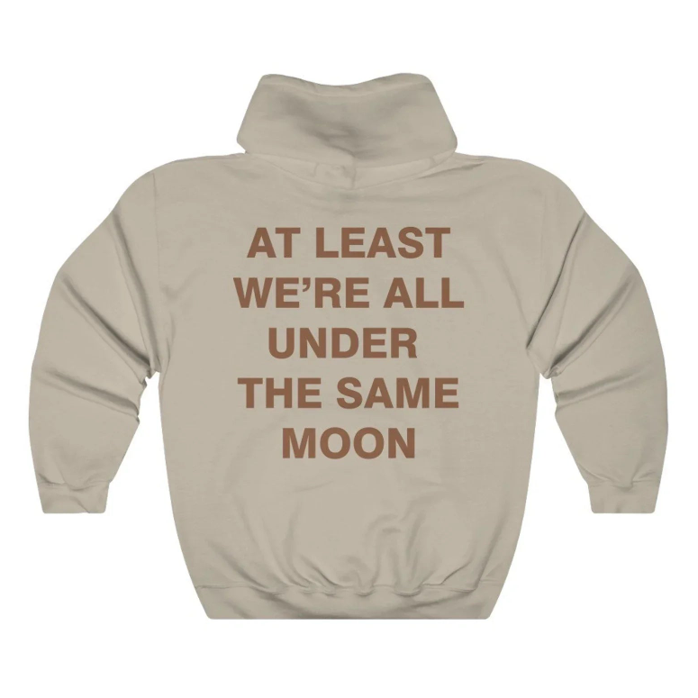 Penny Printed Fashion Hoodie - Back View