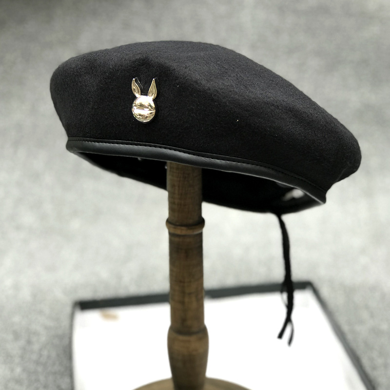 Bunny Beret Wool Hat 4