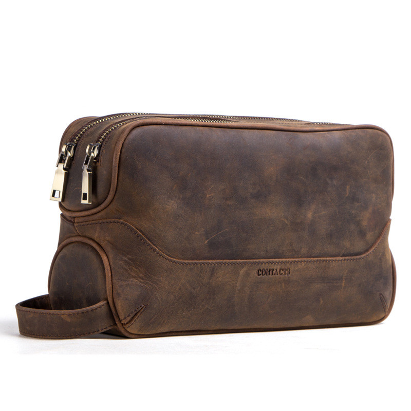 Crazy Horse Cowhide Bag in use