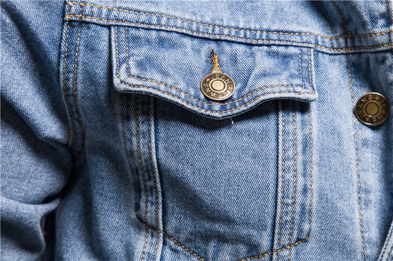 Casual Look - Blue Denim Jacket