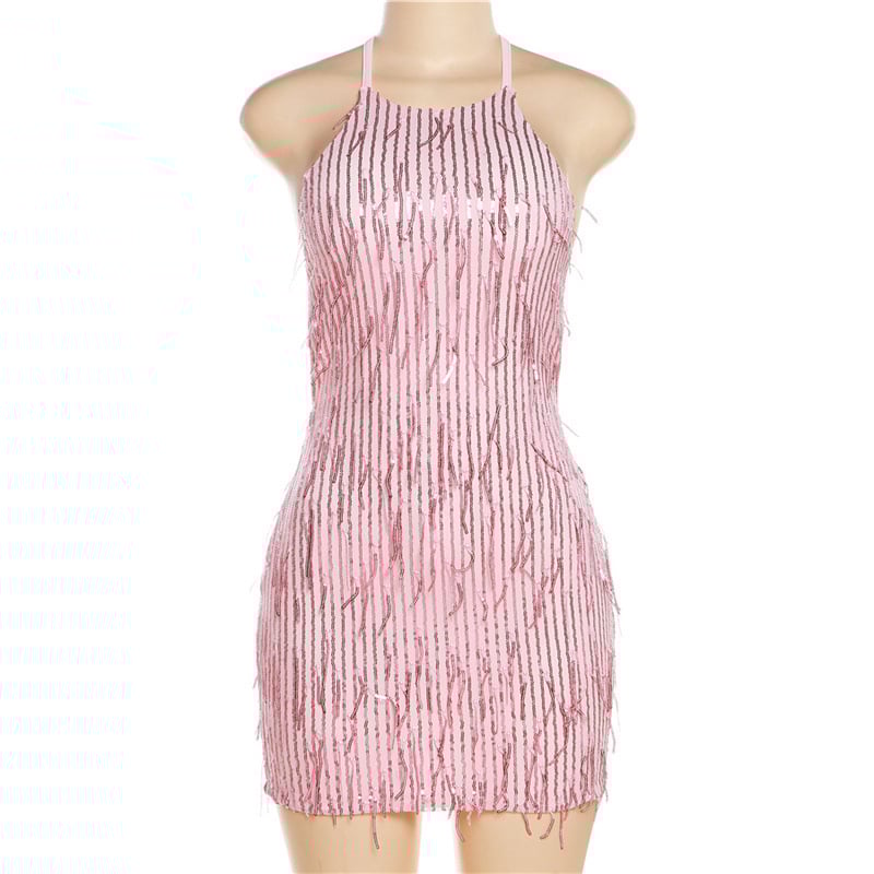 Halter Sexy Backless Dress