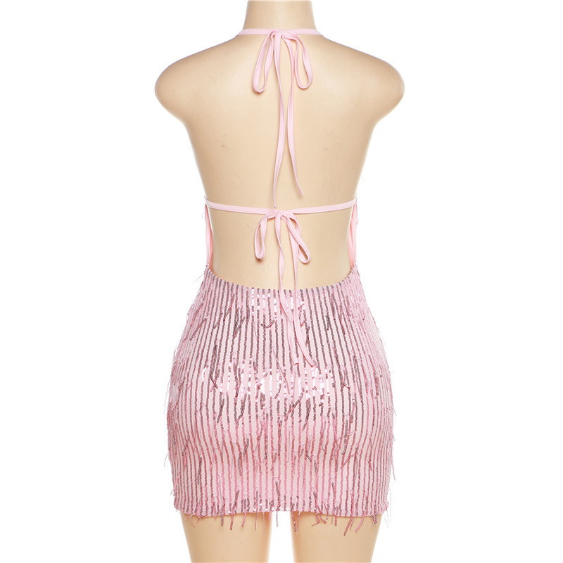 Halter Sexy Backless Dress