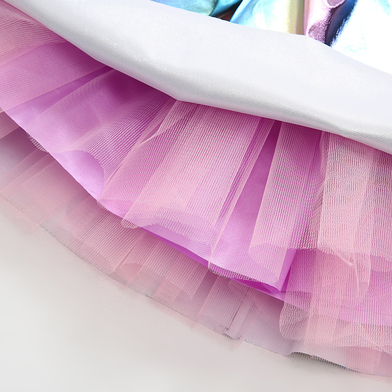 Girls' Short Skirt in Action