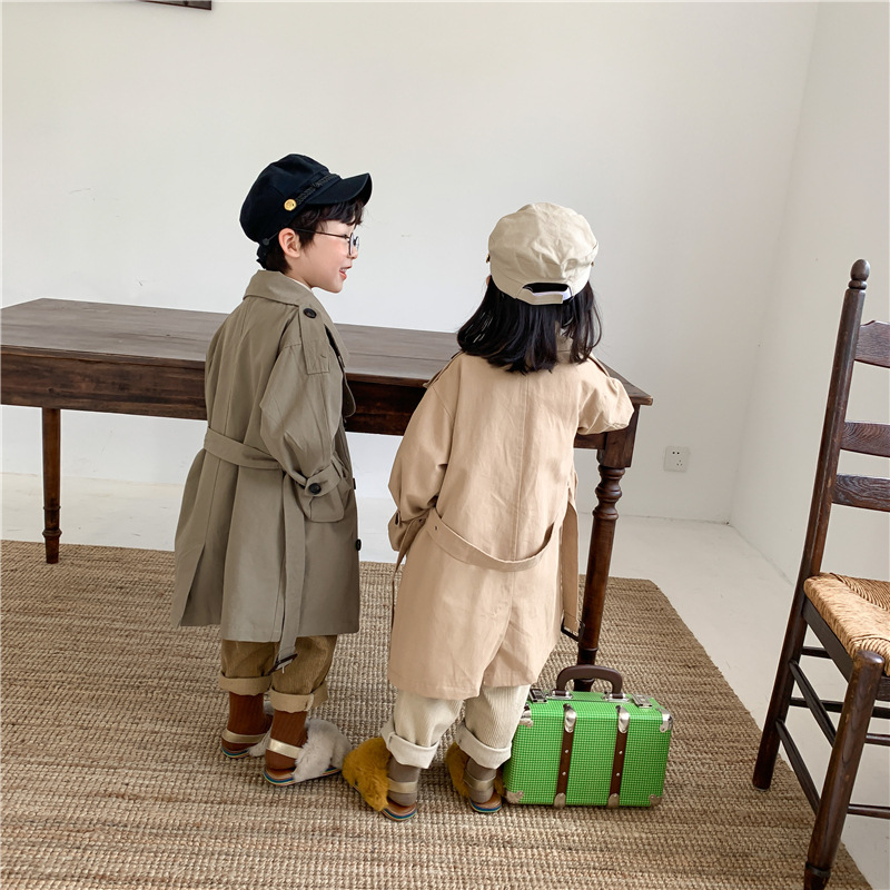 Korean Trench Coat Image 10