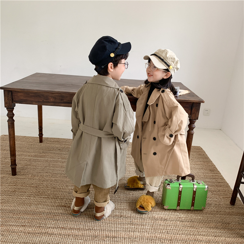 Korean Trench Coat Image 8