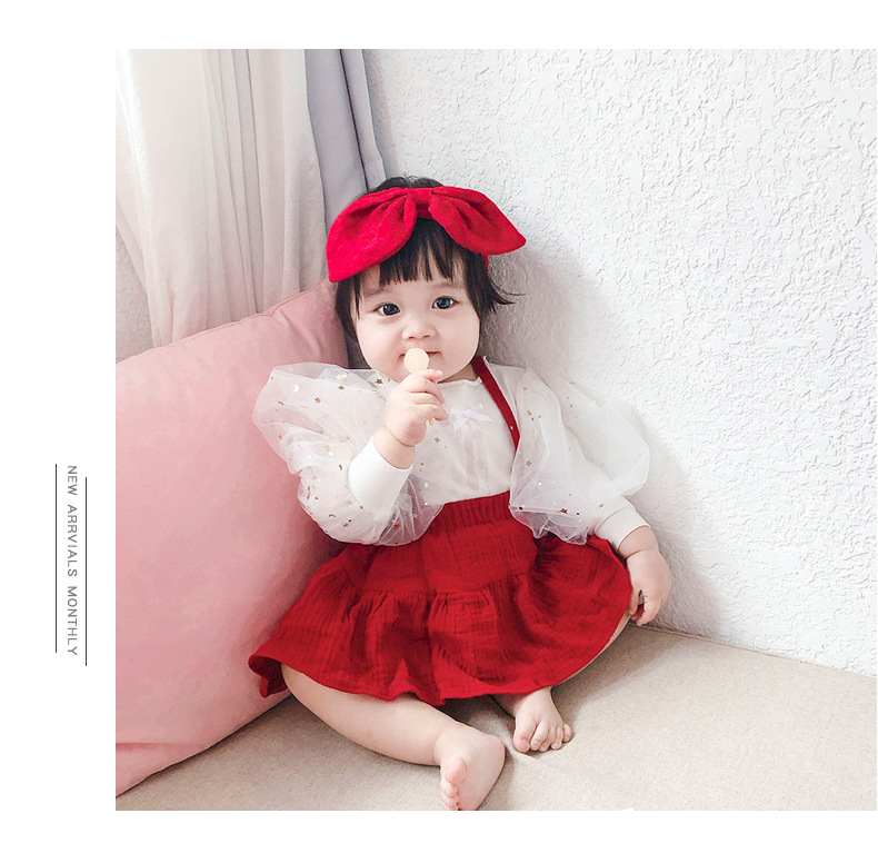Baby Girl Princess Wind Suspender Dress Romper