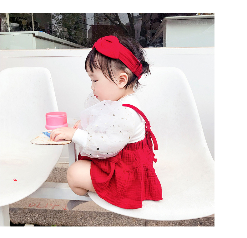 Baby Girl Princess Wind Suspender Dress Romper