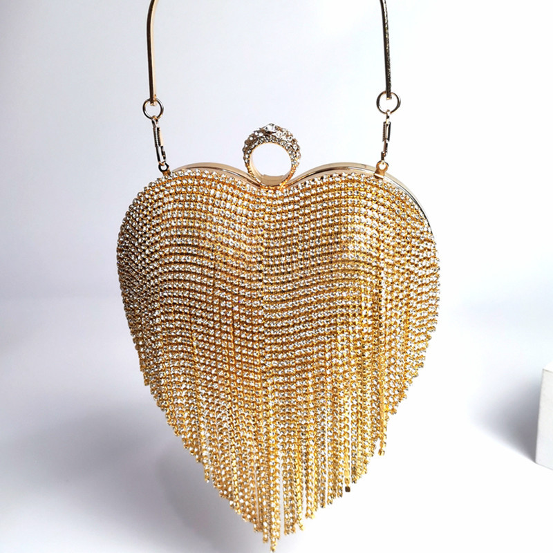 Handbag in Gold Color