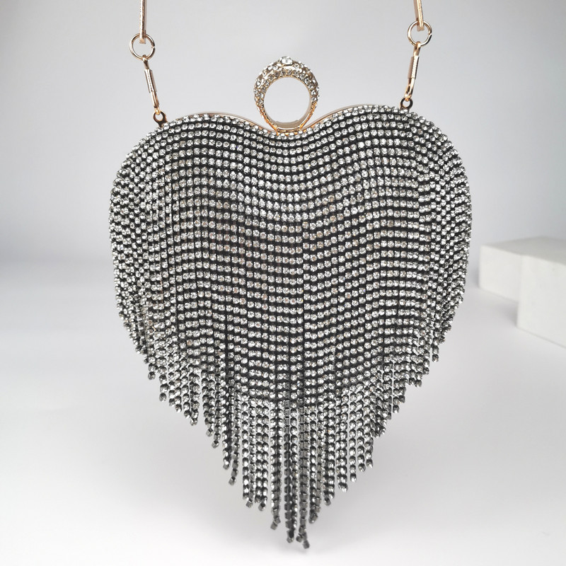 Handbag in Silver Color