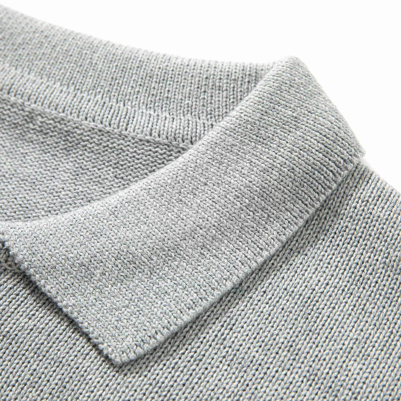 Japanese-style Retro Basic Polo Collar Sweater Image 6