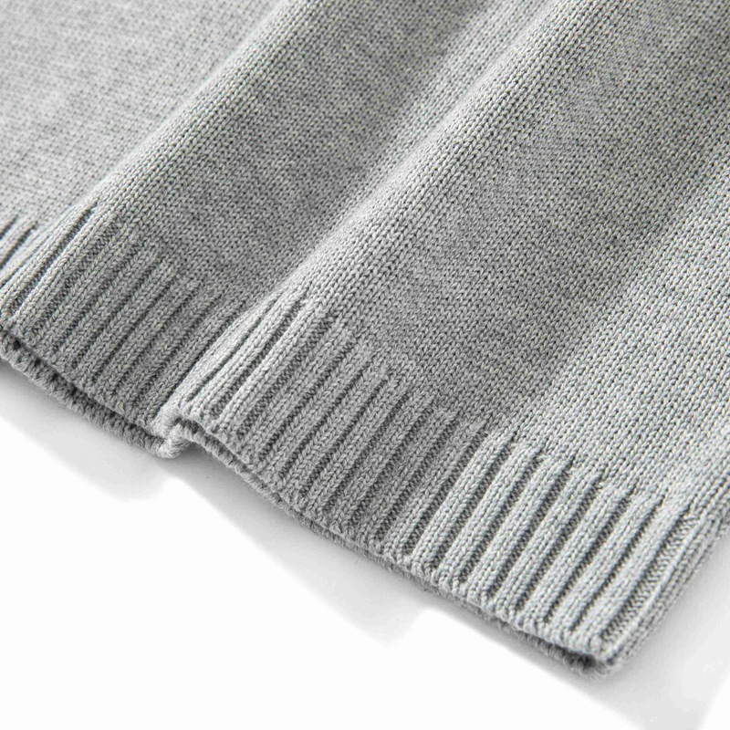 Japanese-style Retro Basic Polo Collar Sweater Image 4