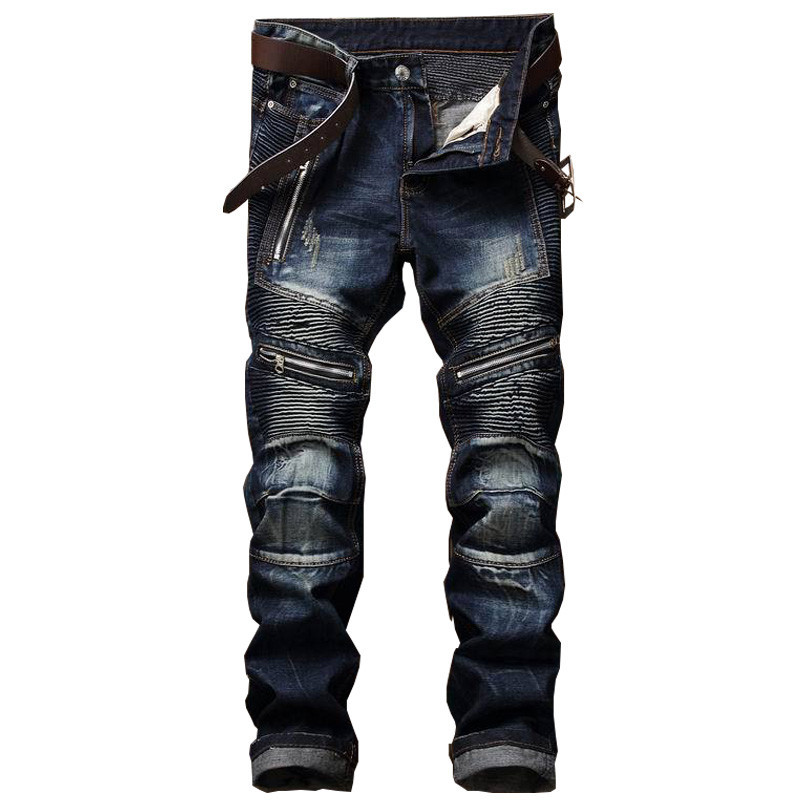 Men's Jeans Fashion Fold Design