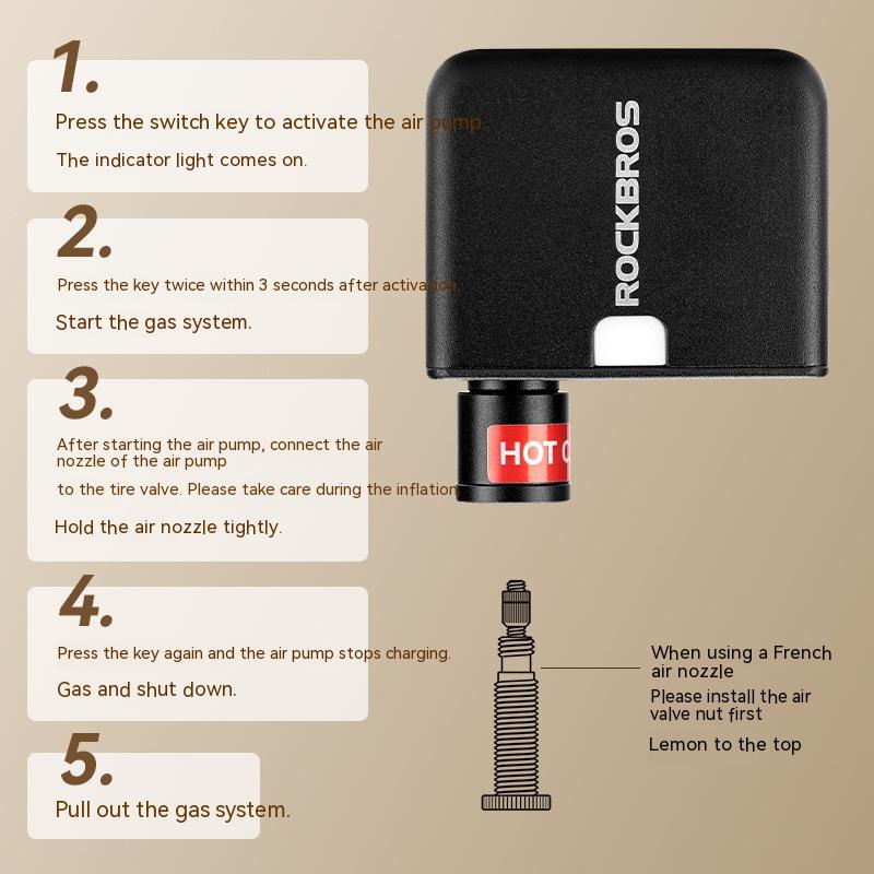 Mini Electric Tire Pump 2