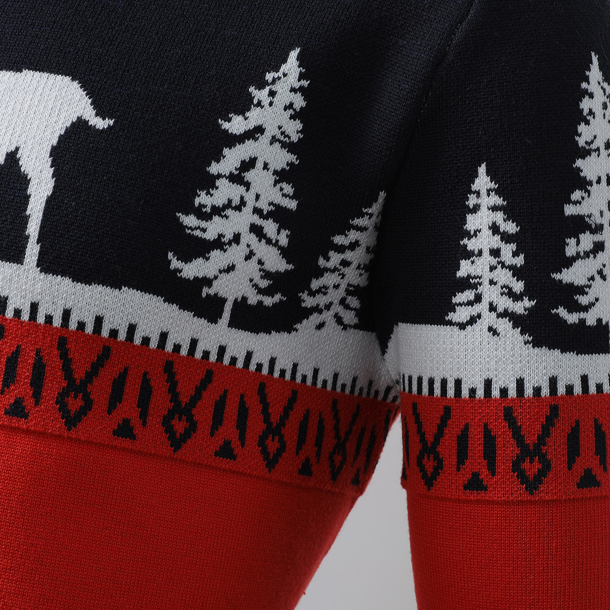 Ou Men's Little Deer Christmas Sweater Image 5