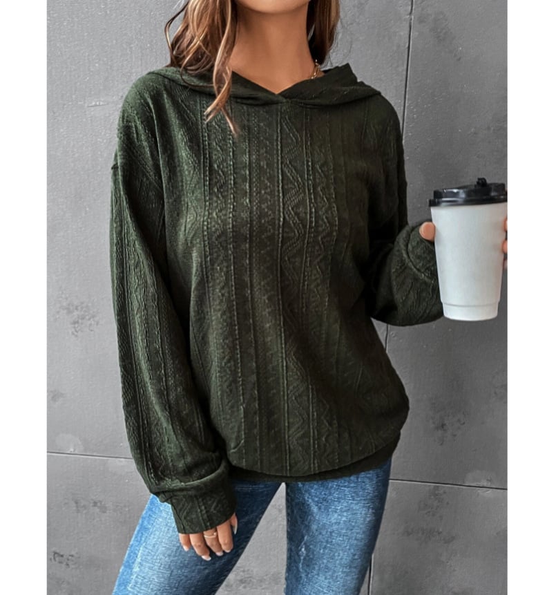 Autumn Women's Solid Color Sweatshirt