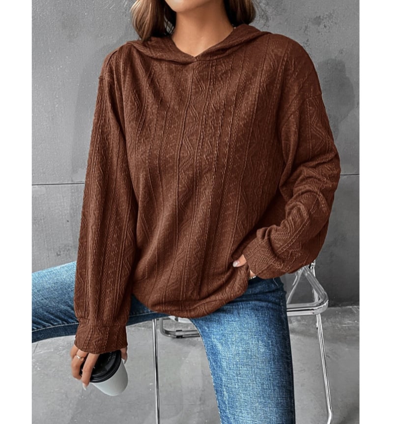 Autumn Women's Solid Color Sweatshirt