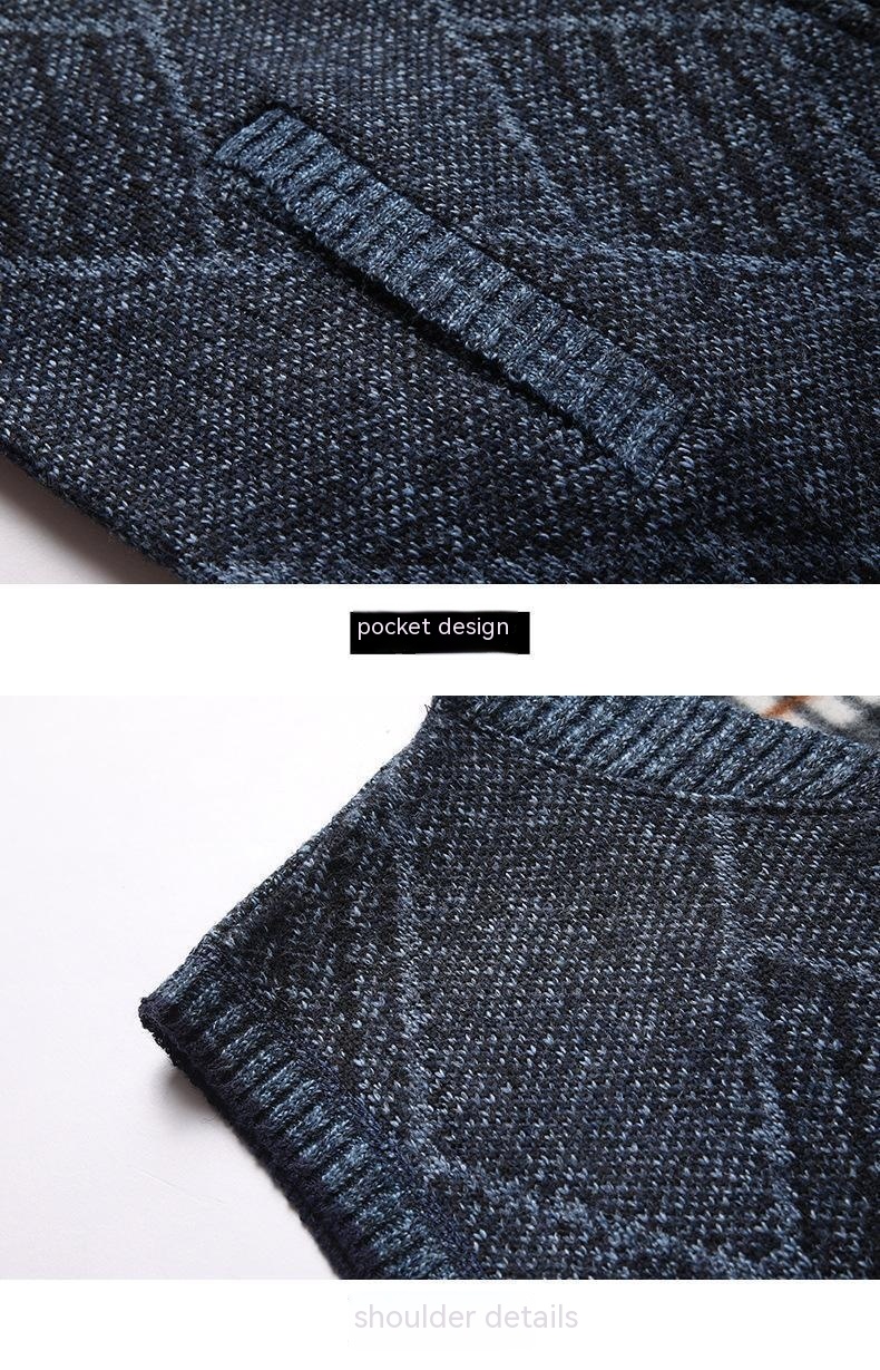 Thickened Plus Size Slim Fit Sweater Coat - Image 3