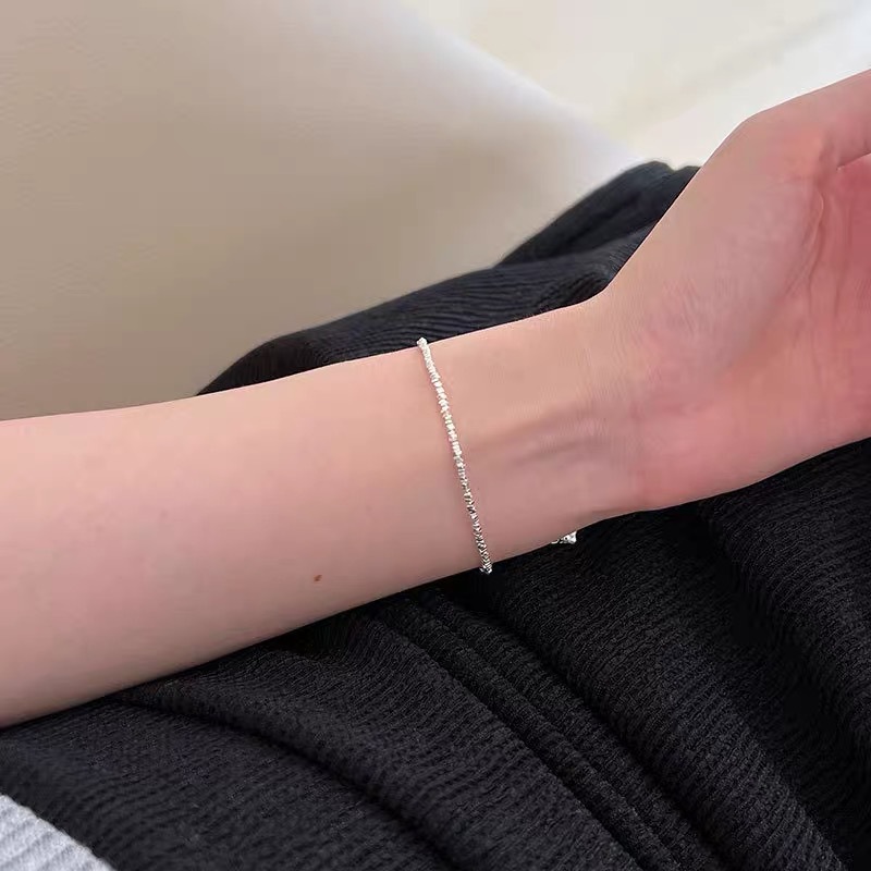 Triangle Broken Silver Bracelet 2
