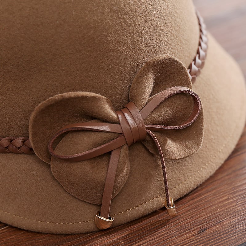 Black Wool Hat