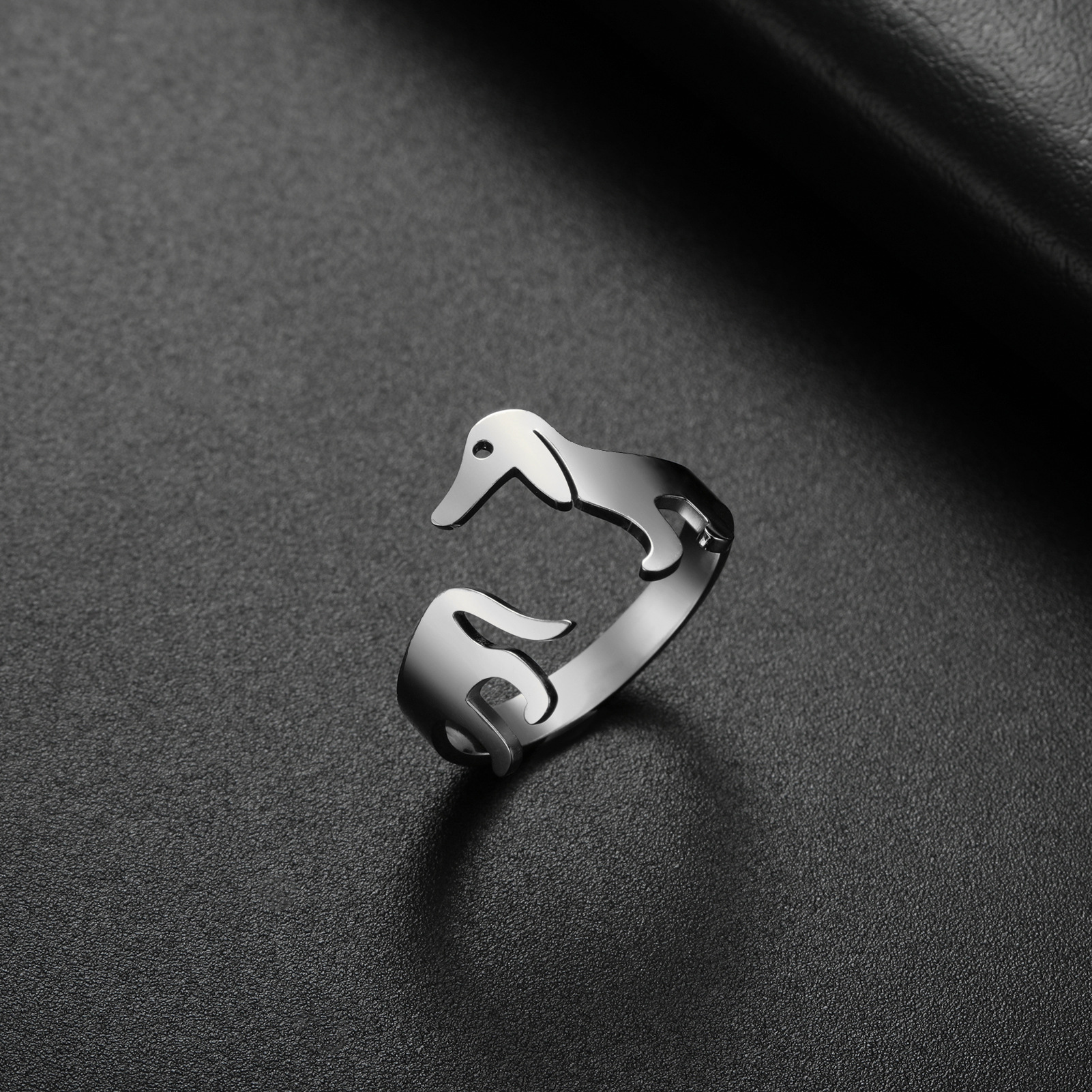 Close-up of Sausage Dog Ring