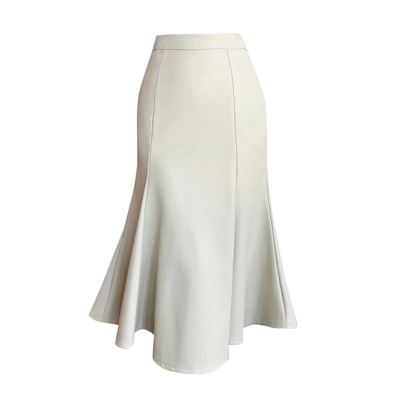 Fishtail Spandex Skirt Casual Look