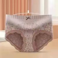 Orange Lace Briefs