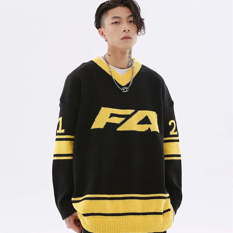 Alphanumeric Jacquard Jumper - Image 1