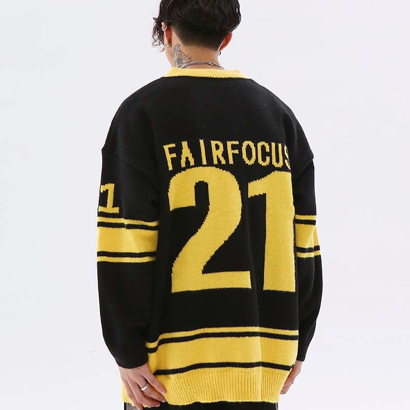 Alphanumeric Jacquard Jumper - Image 4