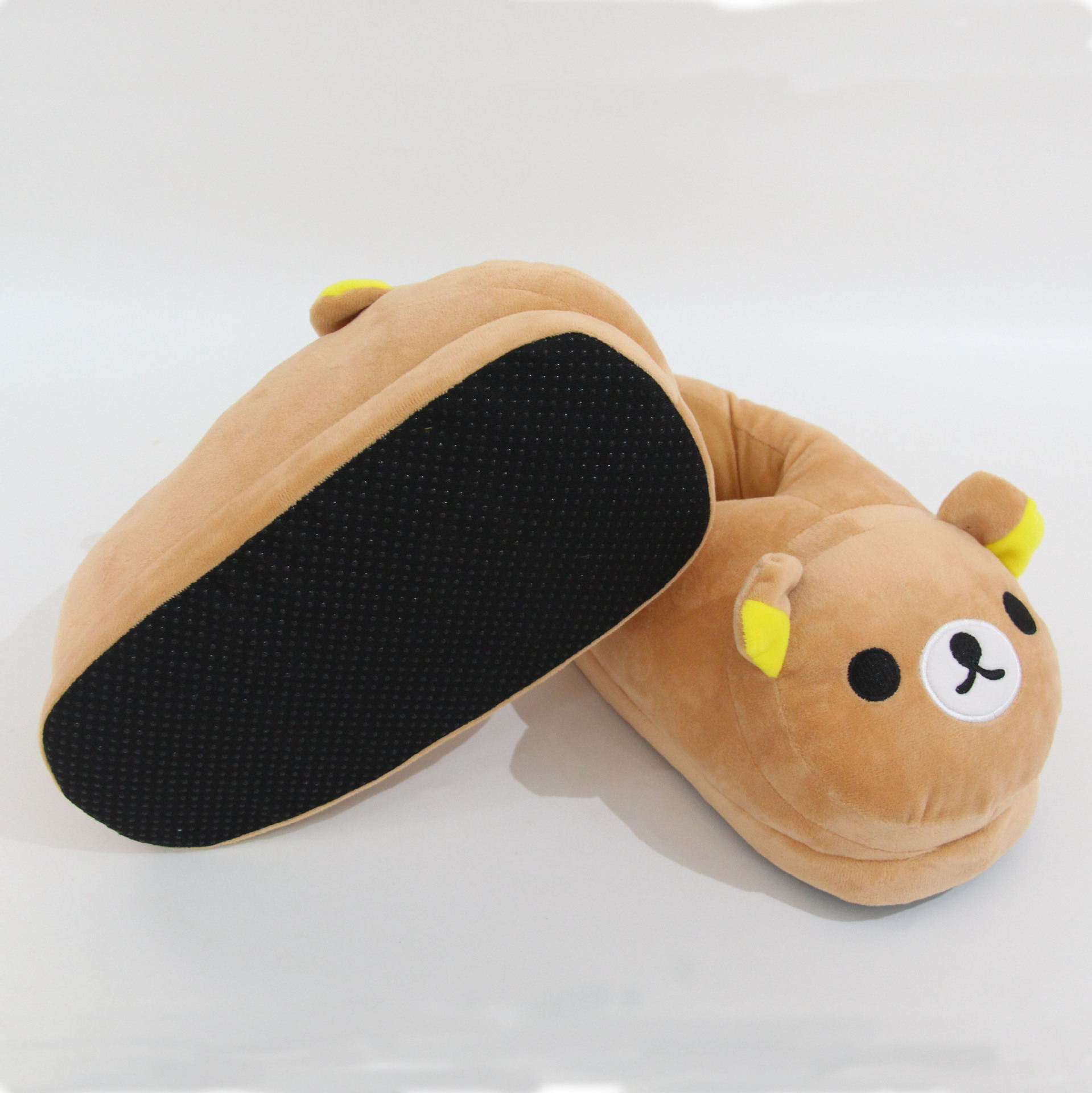 Full Heel Wrap Home Indoor Couple Female Thermal Cotton Slippers 3