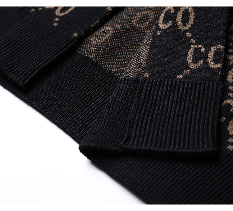 Men's Knitted Cardigan Coat Image 4