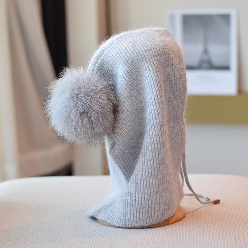 Winter Sweet Cute Rabbit Hair Knitted Hat