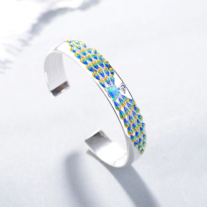 Peacock Six-character Mantra Bracelet Image 4