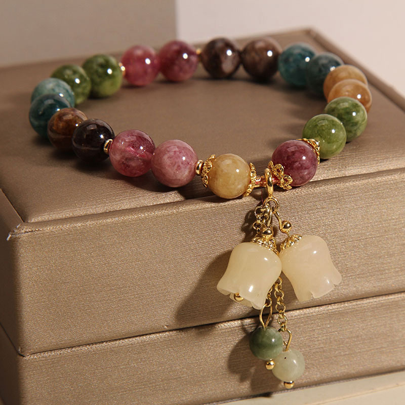 Natural Color Tourmaline Bracelet Image 2