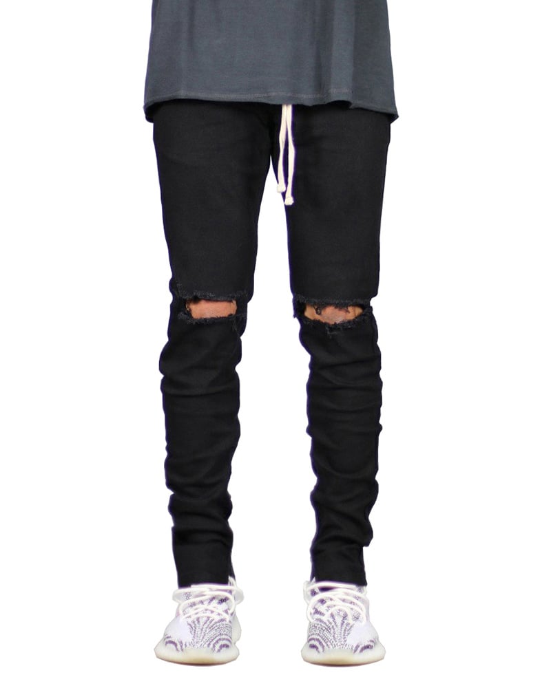 Trendy Big Ripped Jeans Image 5