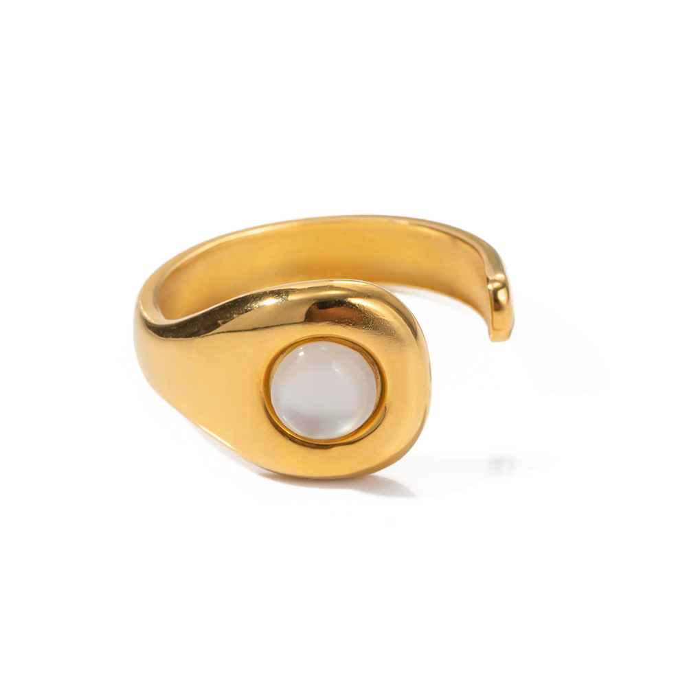 Fashion Retro Cymophanite Ring 3