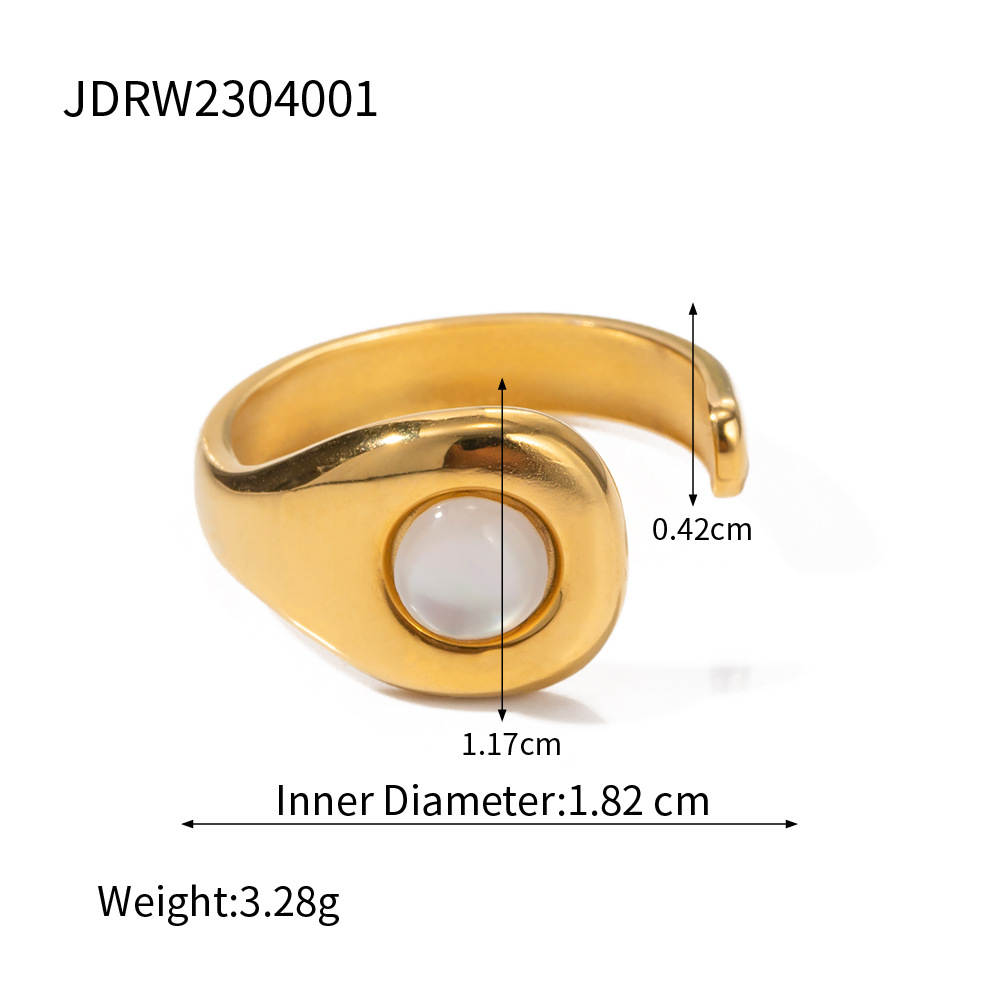 Fashion Retro Cymophanite Ring 1