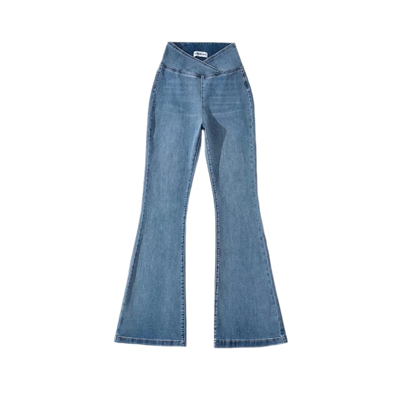 Blue High Waist Denim Pants