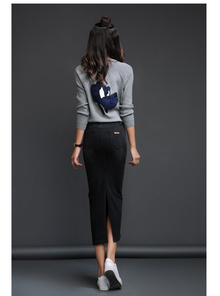 Women's Denim Skirt Image 3