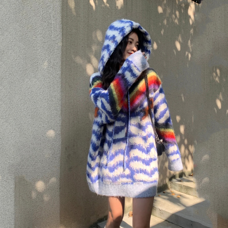 Colorful Mohair Sweater