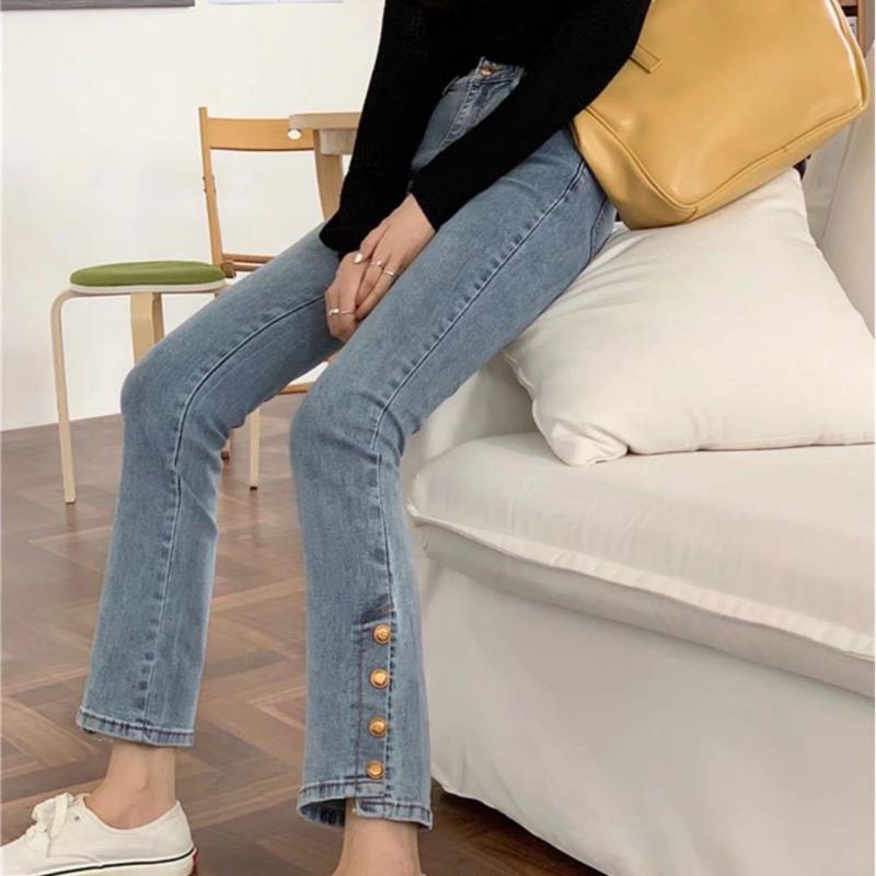 High Waist Slimming Retro Jeans - Image 5