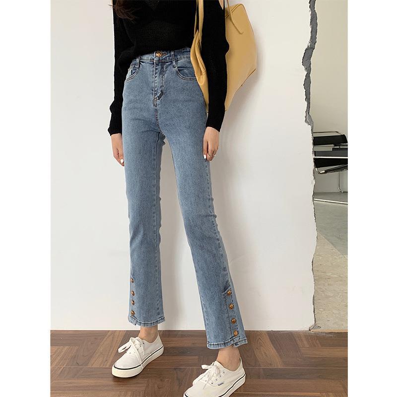 High Waist Slimming Retro Jeans - Image 3