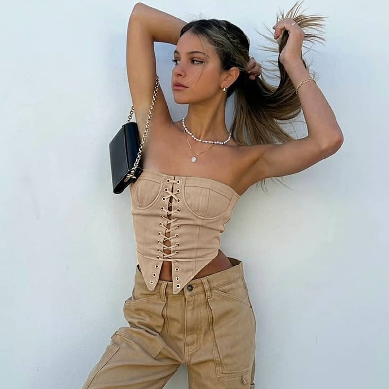 Stylish Tube Top - Back View