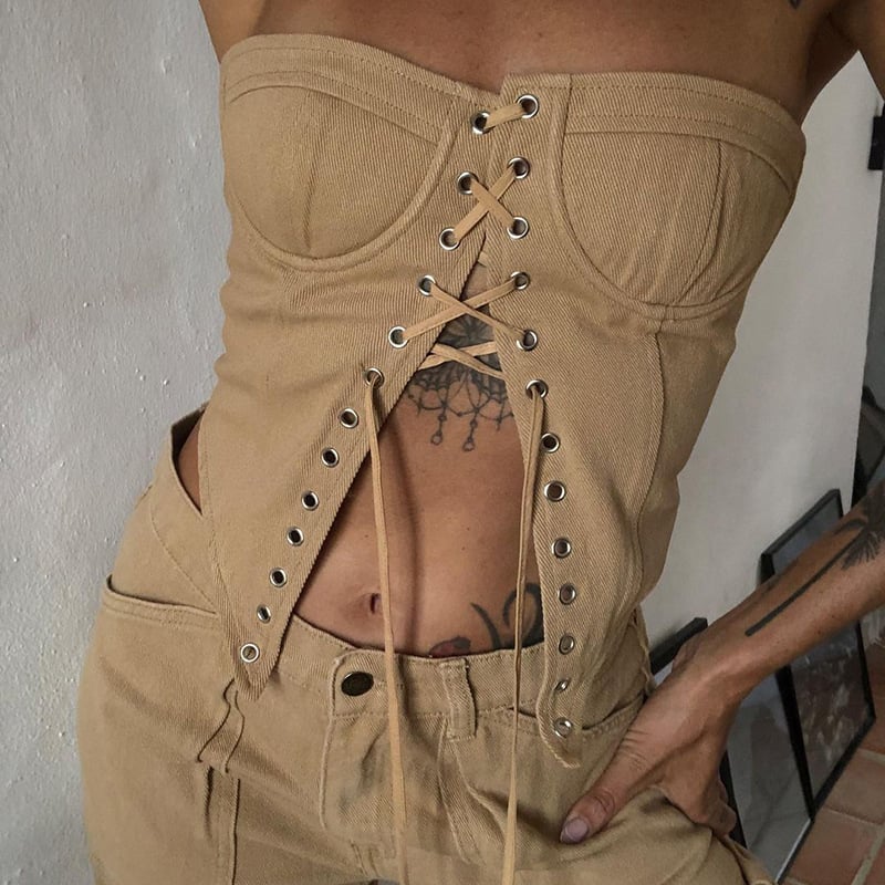 Elegant Look with Tube Top