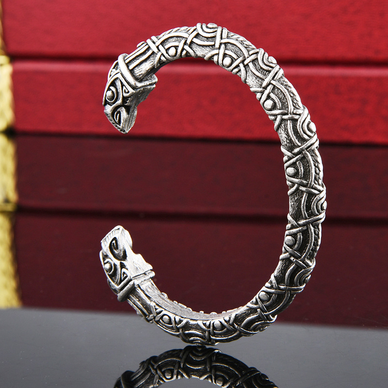 Viking Aoding Crow Head Bracelet Image 1