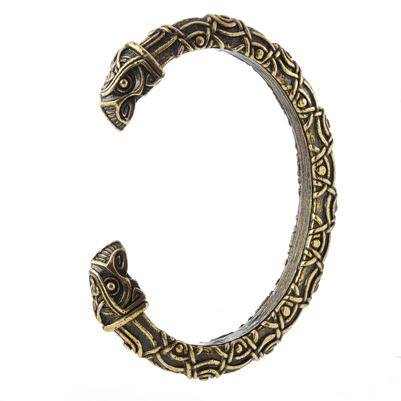 Viking Aoding Crow Head Bracelet Image 2