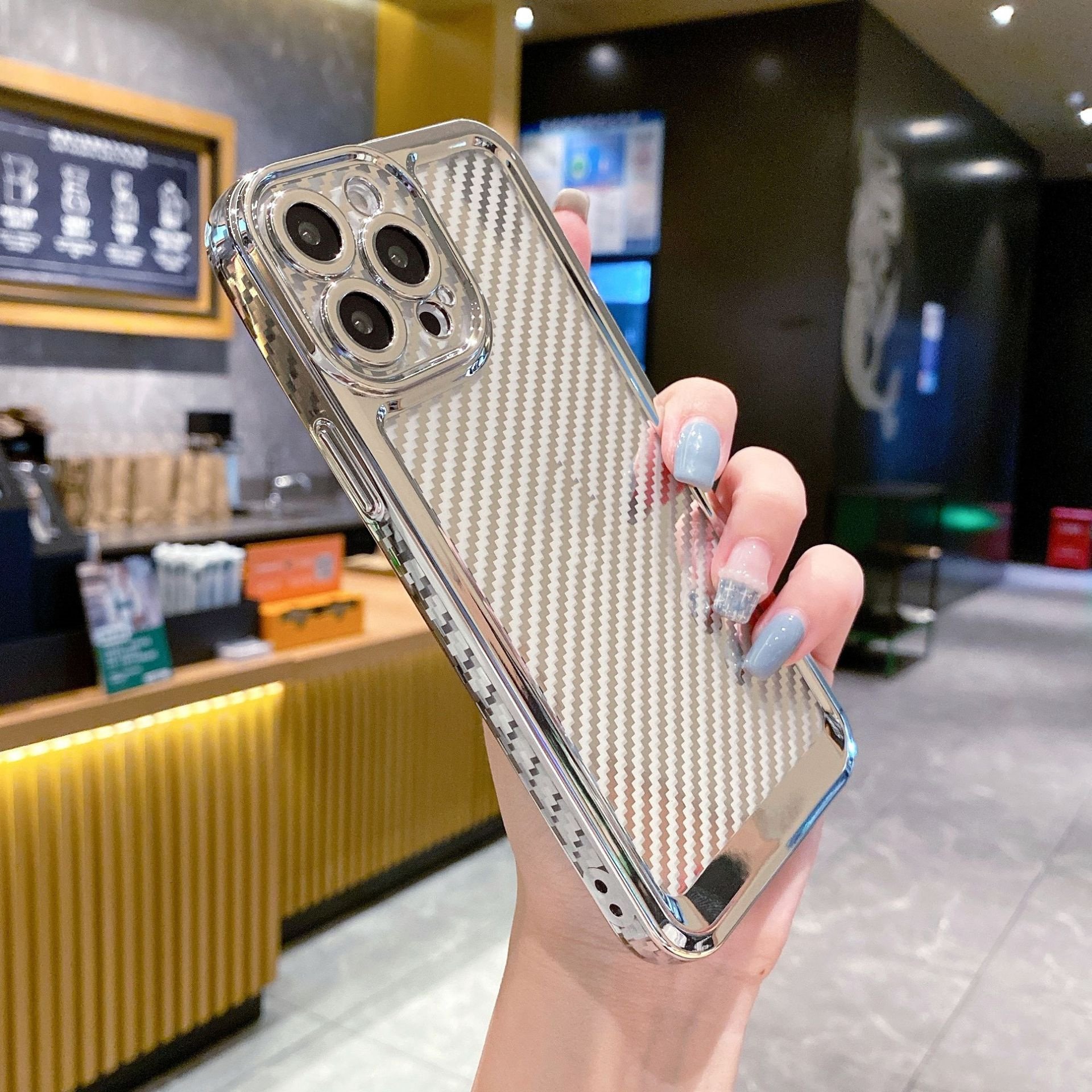 Electroplated Phone Case - Lifestyle